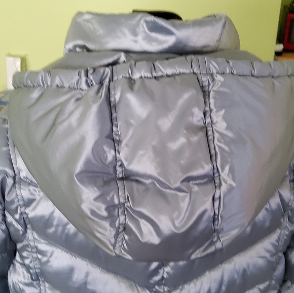 Sam Edelman Women's Metallic Silver Puffer Jacket Size XXL - Picture 6 of 10